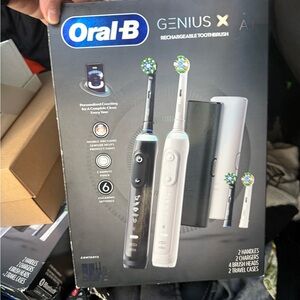 Oral-B Genius X Electric Toothbrush - Black and White